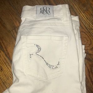 Rock and Republic white jeans